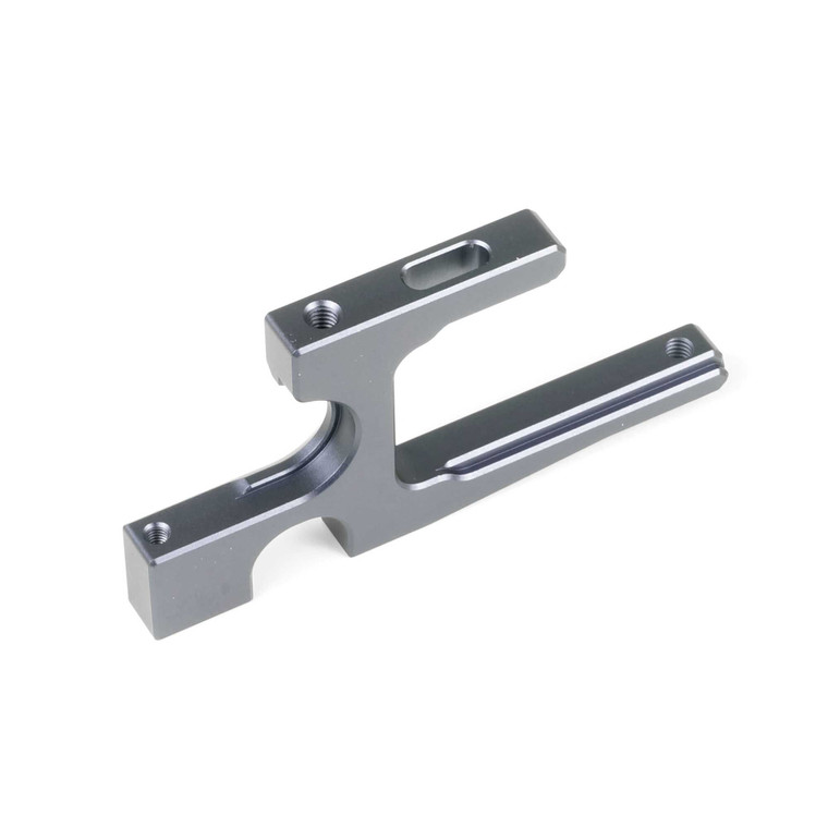 Tekno Rc - Split Center Diff Mount (7075, gun metal ano, EB/ET48 2.0) - 9010