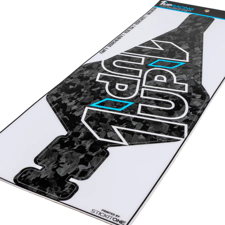 1UP Racing - Forged Carbon Look Chassis Skin - AE RC10 '89 Masami - 3001