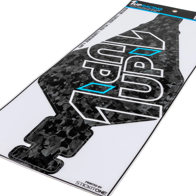 1UP Racing - Forged Carbon Look Chassis Skin - AE RC10 '91 Masami - 3002