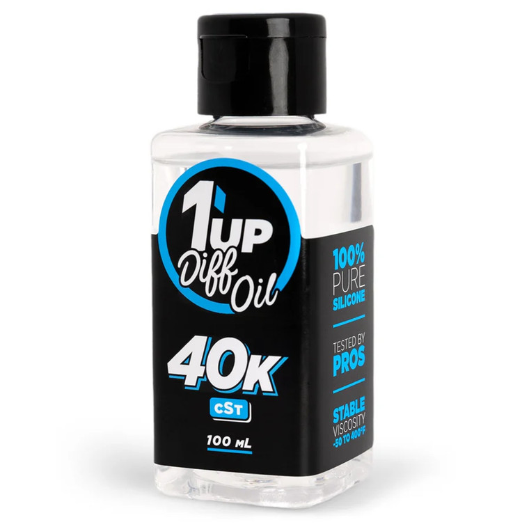 1UP Racing - Pure Silicone Diff Oil - 100ml - 40,000cSt - 110040