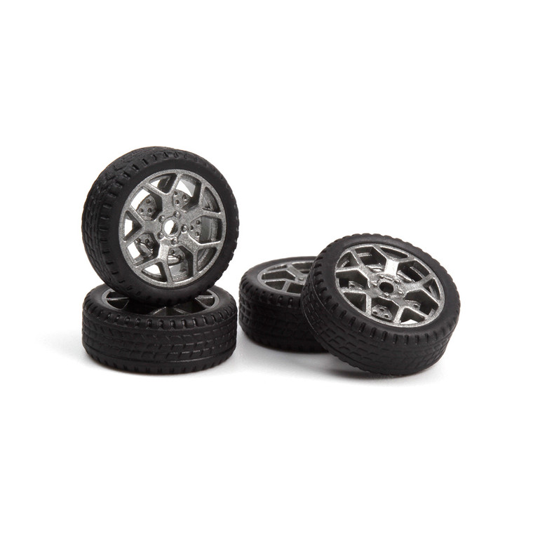 BlackZon - Wheels/Tires Assembled (4pcs) - 548127