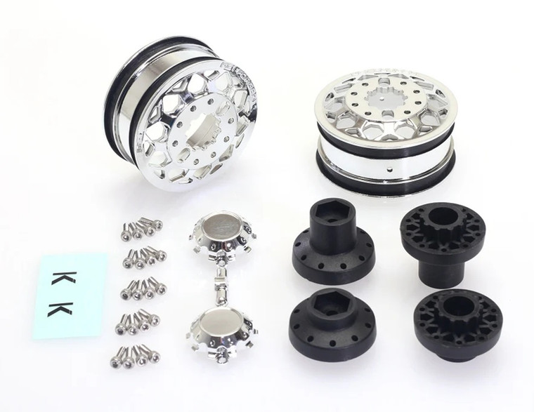 CEN Racing - KG1 Forged KD006 Blitz Dually Wheel Chrome (30mm Width, - CD0648
