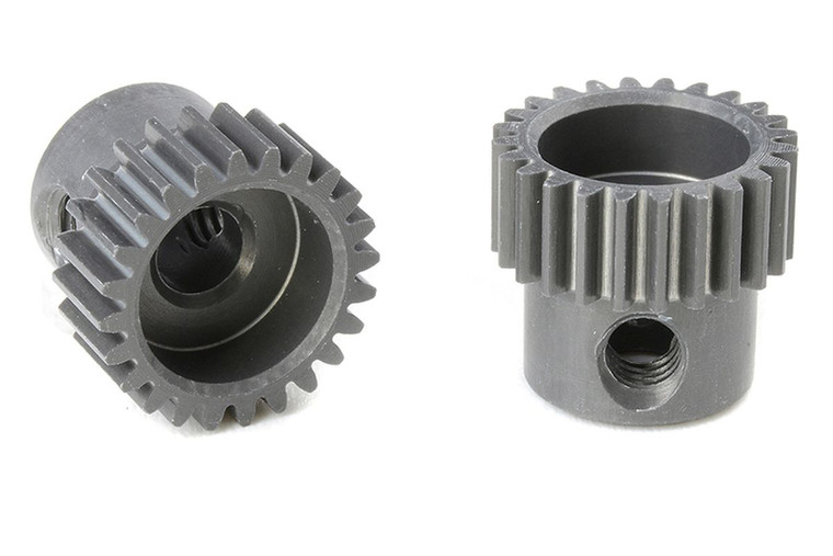 Corally - 64 DP Pinion - Short - Hard Anodised AL7075 - 24 Teeth - 70324
