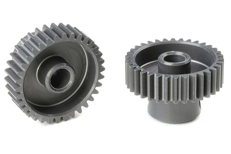 Corally - 64 DP Pinion - Short - Hard Anodised AL7075 - 34 Teeth - 70334