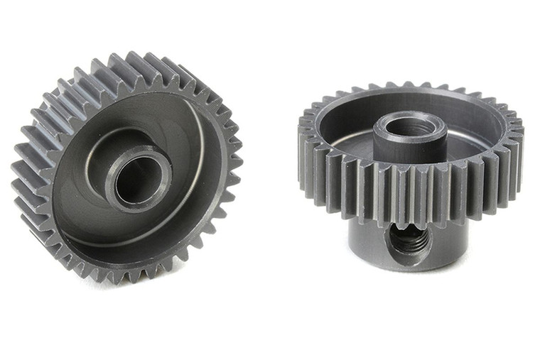 Corally - 64 DP Pinion - Short - Hard Anodised AL7075 - 35 Teeth - 70335