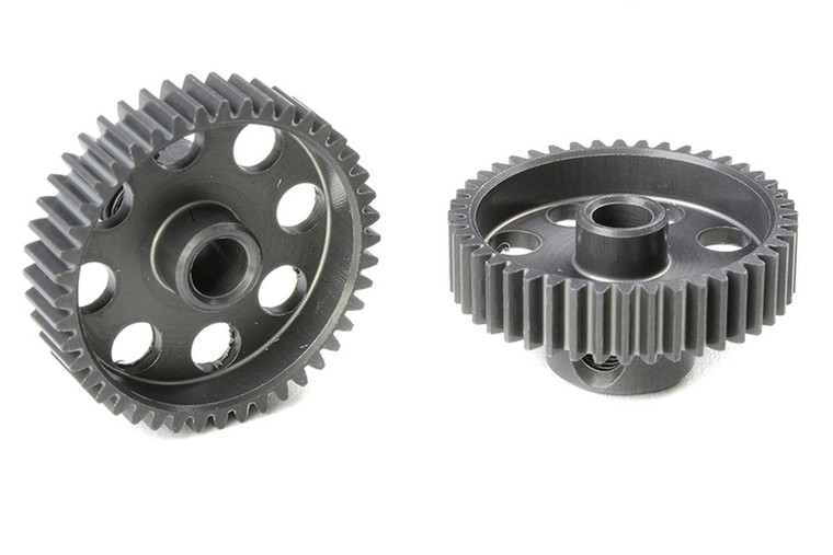 Corally - 64 DP Pinion - Short - Hard Anodised AL7075 - 44 Teeth - 70344