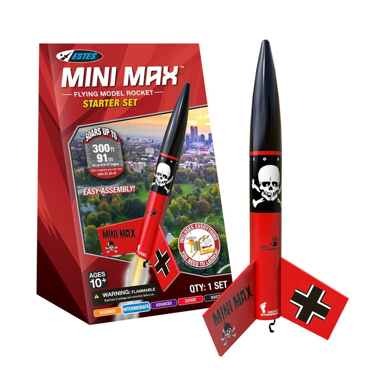 Estes Rockets - Mini Der Red Max Starter Set - 5337