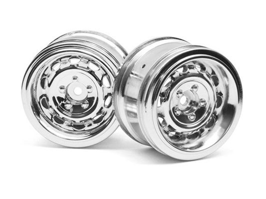HPI Racing - Vintage Wheel CC Type 31mm Chrome(6mm Offset/2pcs) - 33473
