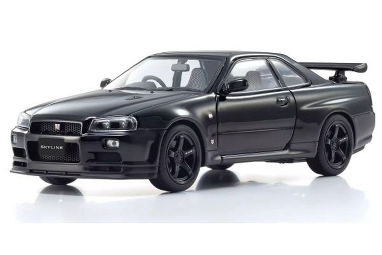 Kyosho - 1/43 Nissan Skyline GT-R Vspec2 (Black) - KS03936BK