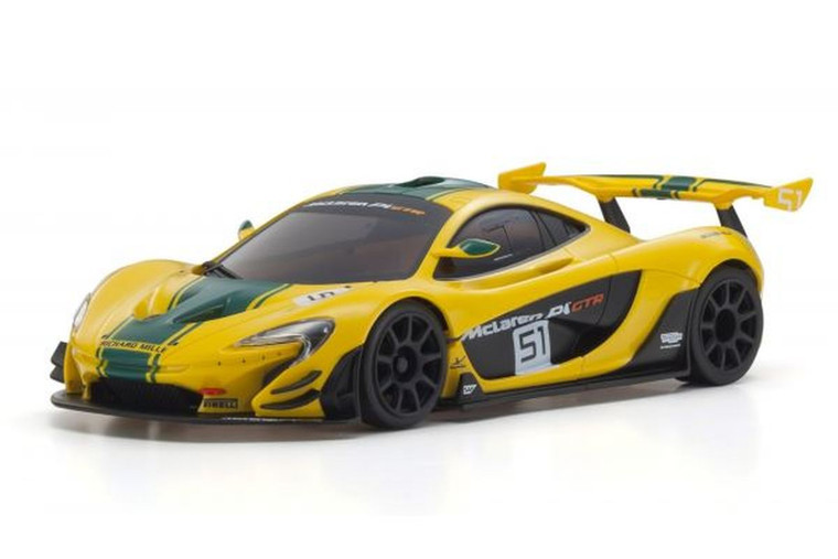 Kyosho - ASC MR04-MM McLaren P1 GTR Body, Yellow/Green - MZP260YG