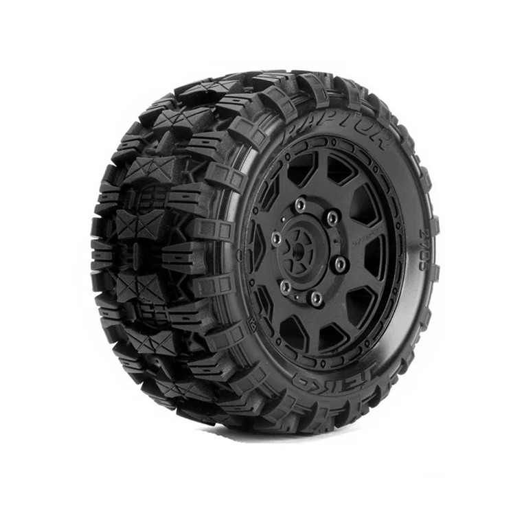Power Hobby - 1/10 2.8" ST Raptor Belted Tires (2) w/ Removable Hex - 2705CBMSGB