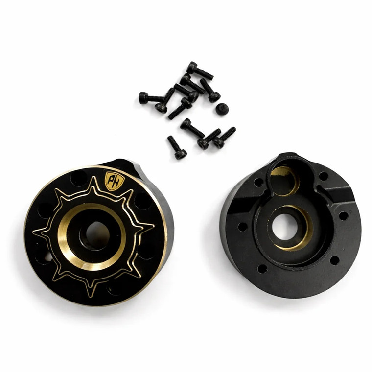 Power Hobby - 1/10 Redcat Ascent Brass Outer Portal Covers 122G - 7700
