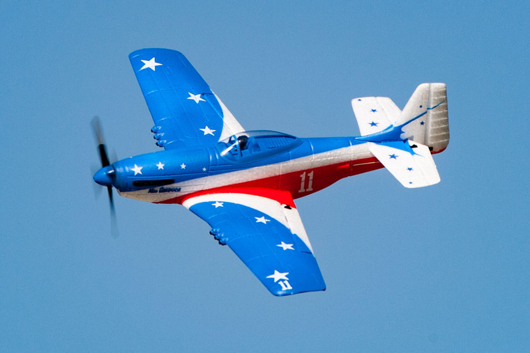 Rage R/C - P-51D Miss America Micro RTF Airplane with PASS System - A1300V3