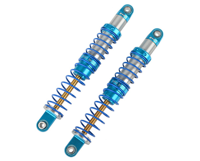 RC4WD - King Off-Road Racing Shocks 100mm (Silver/Blue) - ZD0068
