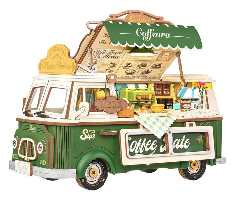 Robotime - Leo's Coffee Truck 3D Wood Puzzle - TGS07