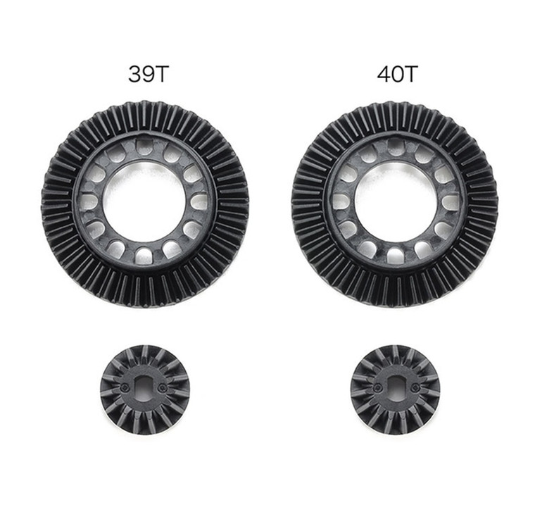 Tamiya - RC Ring Gear Set 39T / 40T, for XV-02/TT-02 Dir Coupling - 51704