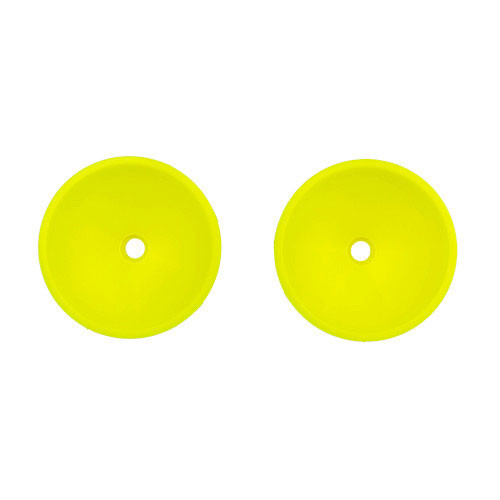 Team Associated - Truck Front Wheels, Yellow - 7862