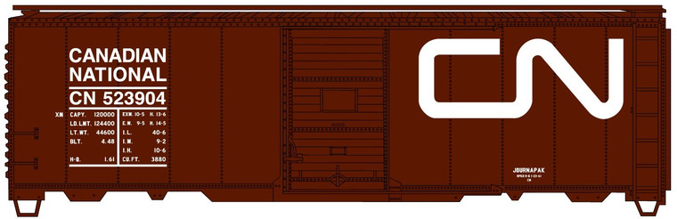 Accurail - HO 40'Riveted Boxcar Canadian Nat. Sngl - 81931