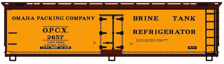 Accurail - HO 40'Wood Reefer Omaha Packing Co. - 81943