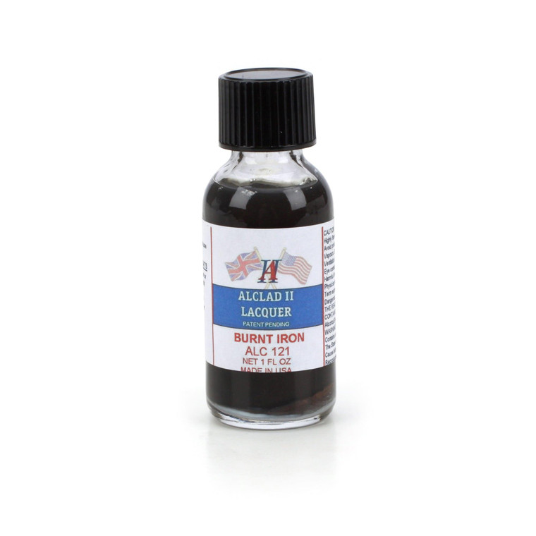 Alclad - 1oz Bottle Burnt Iron Lacquer (12) - 121