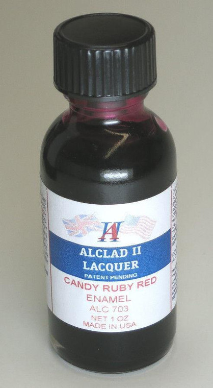 Alclad - 1oz Bottle Candy Ruby Red Enamel (12) - 703