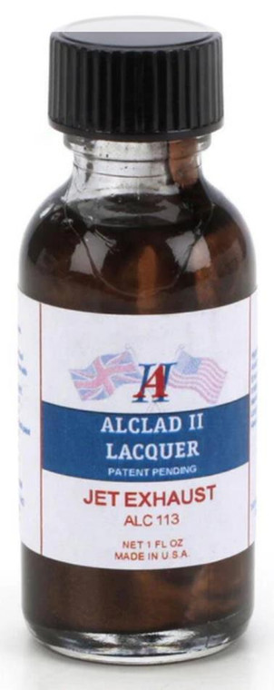 Alclad - 1oz Bottle Jet Exhaust Lacquer (12) - 113