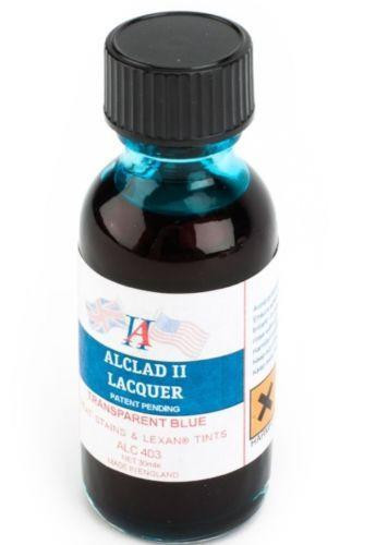 Alclad - 1oz Bottle Transparent Blue Lacquer (12) - 403