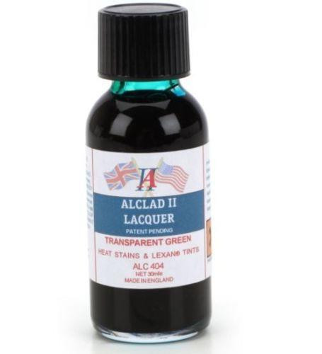 Alclad - 1oz Bottle Transparent Green Lacquer (12 - 404