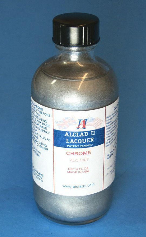 Alclad - 4oz Bottle Chrome Lacquer (6) - 4107