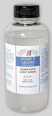 Alclad - 4oz Bottle Clear Coat Light Sheen (6) - 311