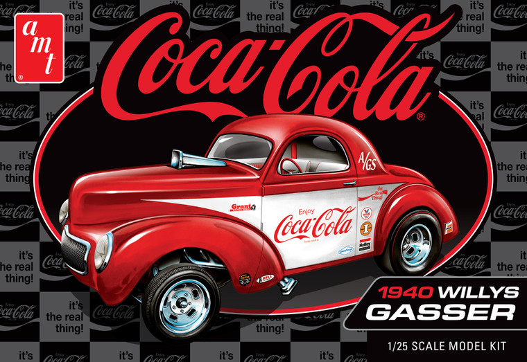 AMT-ERTL Models - 40'Willys Coupe Coke Race Team 1:25 - 1492