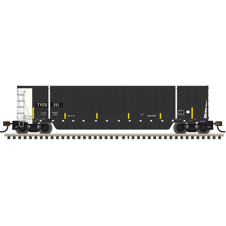 Atlas Model Railroad Co. - HO Coalveyor Gondola TYOX #343 - 20008259