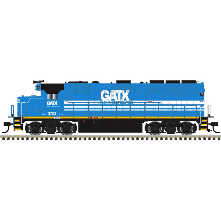 Atlas Model Railroad Co. - HO GP40 GATX Leasing #3702 w/Sound - 10005178