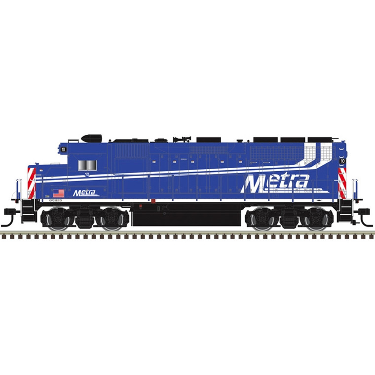 Atlas Model Railroad Co. - HO GP40 Metra #10 w/Sound - 10005185