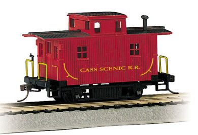 Bachmann - Ho Bobber Caboose Cass Scenic RR - 18445