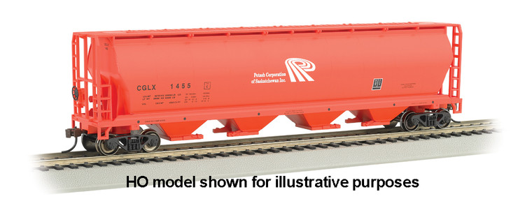 Bachmann - N 4-Bay Cyln Grain Hop Potash - 19156