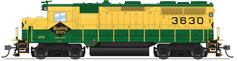 Broadway Limited - HO GP35 Reading #3630 DC/DCC/Sound - 8928