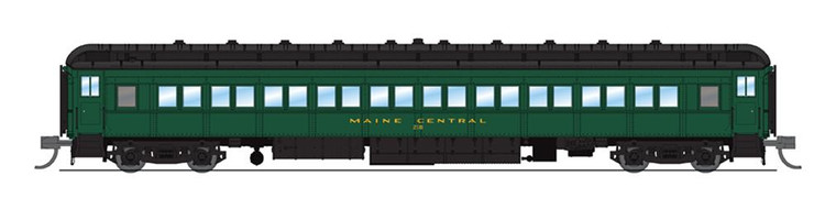 Broadway Limited - N MEC 80'Pass Coach Grn&Gol 1pk - 6536