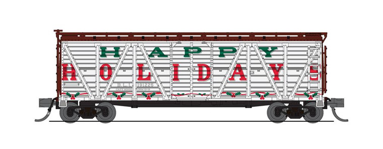 Broadway Limited - N Stock Car W/Happy Holiday Sounds - 6587