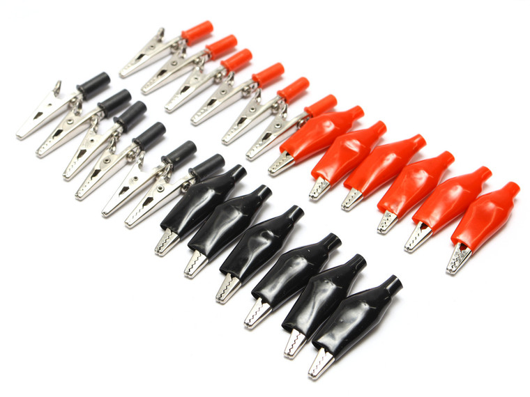 ENK - 24pc Alligator Clamp Assortment, Bag - 645