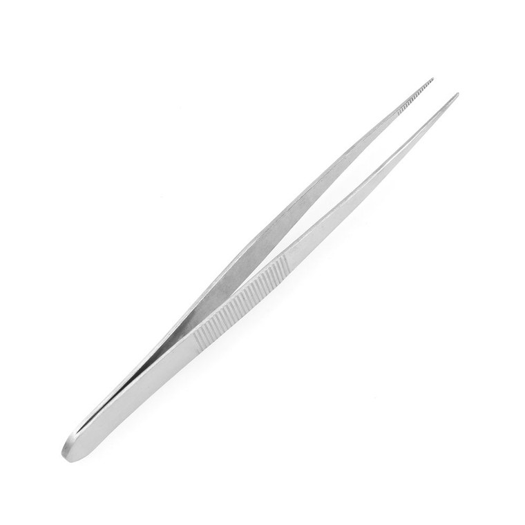 ENK - 4 1/2' Straight Tweezers,SS, Carded - 1042