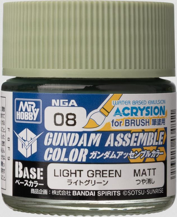 Gunze Sangyo Paints - Light Green  Gnz Assemble Color 6pk - NGA08