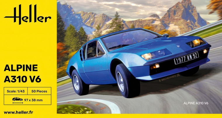 Heller Models - Alpine A310 Rally 1:43 - 80146