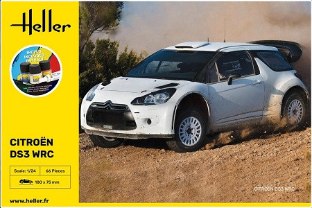 Heller Models - Citroen DS3 WRC 1:24 Starter - 56758