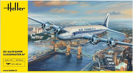 Heller Models - DC-6B SUPER CLOUDMASTER 1:72 - 80315