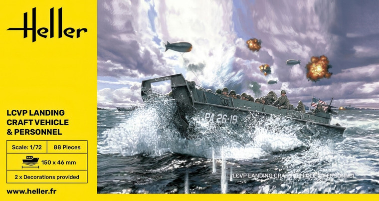 Heller Models - LCVP Landing Craft 1:72 - 79995