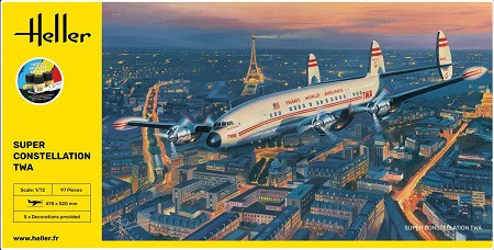 Heller Models - Super Constellation TWA 1:72 Starter - 58391