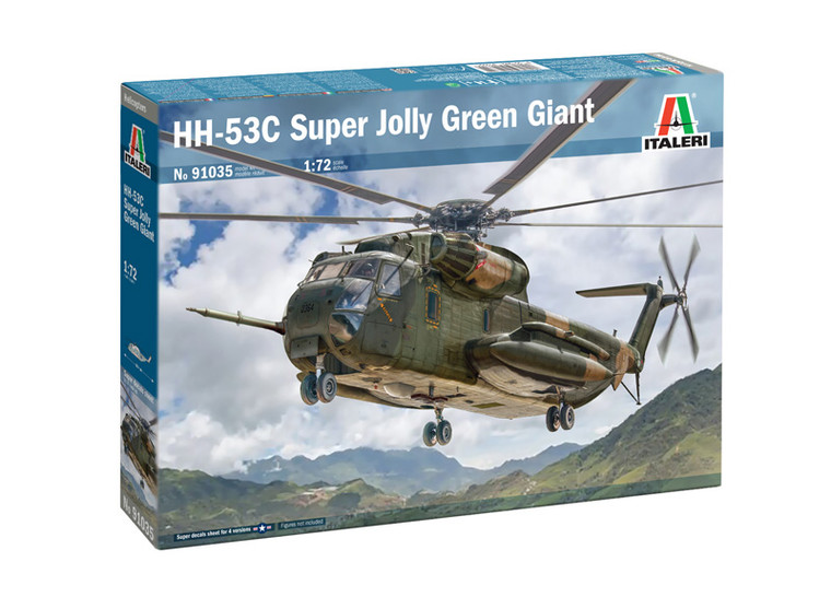 Italeri Model Kits - HH-53C Super Jolly Green Giant 1:72 - 91035