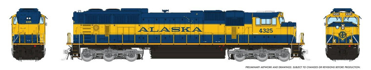 Rapido Trains - N SD70MAC Alaska Railroad #4321 - 1111002