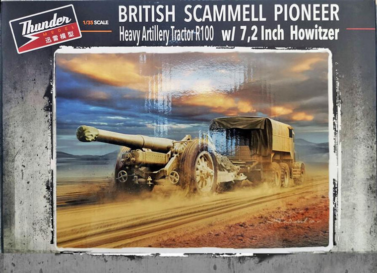 Thunder Models - Pioneer R100 Tractor w/Howitzer 1:35 - 35212
